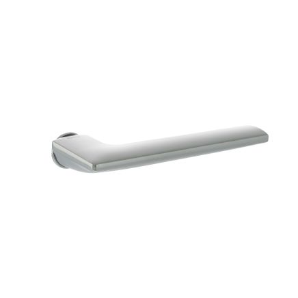 Forme Boston Lever Door Handle on Concealed Round Rose - Polished Chrome (Pair)