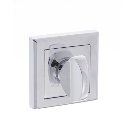 STATUS WC Turn and Release on Square Rose - Polished Chrome