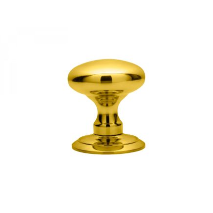 Ice Large Mortice Knob - Polished Brass