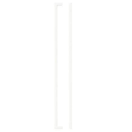 Zoo Hardware Square Block Cabinet handle 448mm CTC Matt White Finish