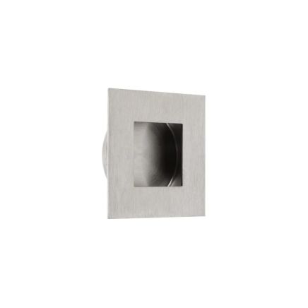 Zoo Hardware Square Flush Pull 50mm x 50mm - Satin Stainless
