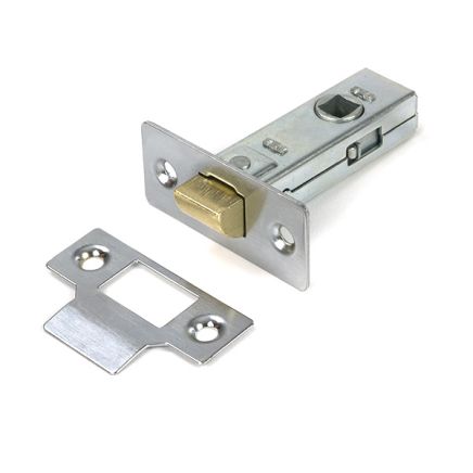 Satin Chrome 2½" Tubular Mortice Latch