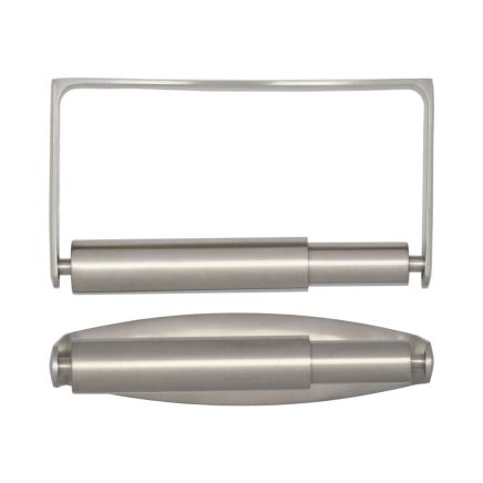 Stainless Steel Toilet Roll Holder 136x78mm Satin Stainless Steel - By Frelan Hardware - JSS102