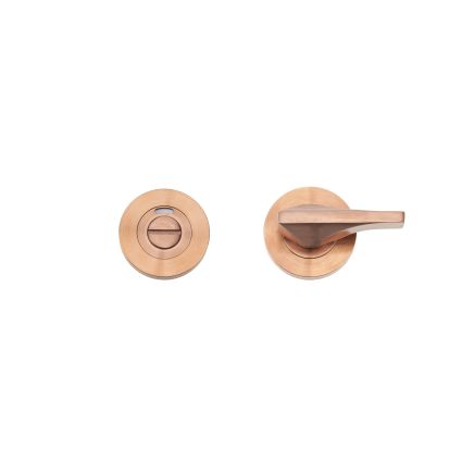 Zoo Hardware Accessible Turn & Indicator Release - Round Rose - PVD Bronze