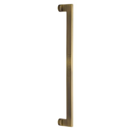 Heritage Brass Door Pull Handle Apollo Design 460mm Antique Brass Finish