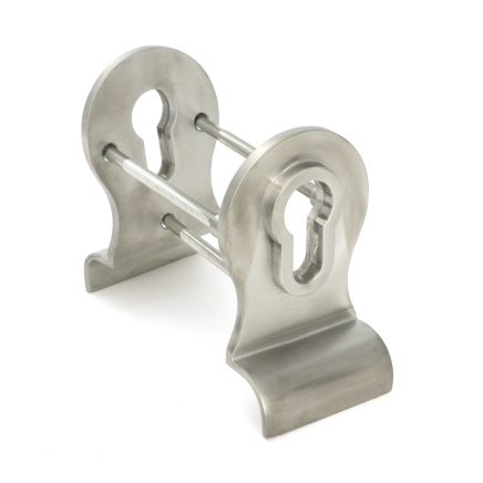 Satin Marine SS (316) 50mm Euro Door Pull (Back to Back fixings)