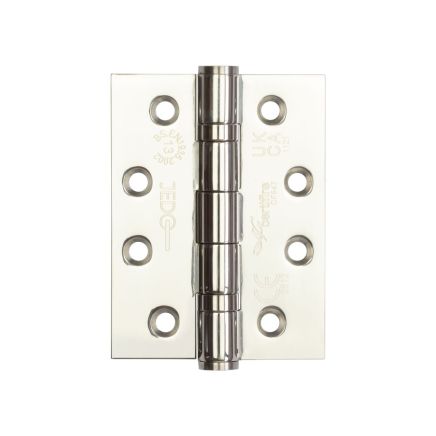 Certifire Stainless Steel Grade 13 Ball Bearing Hinges 102x76x3mm Polished Stainless Steel - By Frelan Hardware - J9500PSS