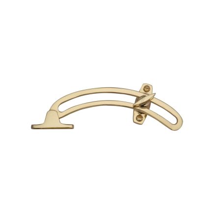 Heritage Brass Quadrant Stay Polished Brass finish