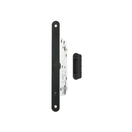AGB Polaris 2XT Magnetic Euro Profile Sashlock 50mm backset with strike plates for ALU doors - Matt Black