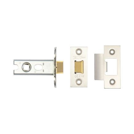 Jedo Heavy Duty Tubular Latches - 45 Degree Short Travel 64mm Satin Stainless Steel - By Frelan Hardware - JL-HDT64SS