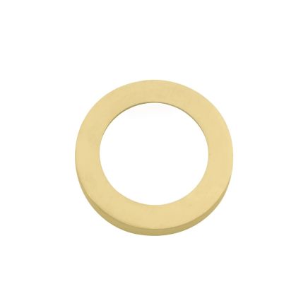 Zoo Hardware Spare round rose (turn & release) - Favo Satin Brass