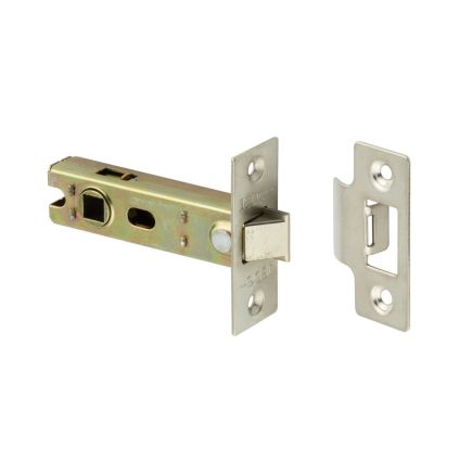 Jedo Kontrax Tubular Latches 76mm Nickel Plate - By Frelan Hardware - JL121NP