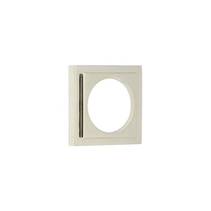 Burlington Stepped Square Outer Rose for Burlington Escutcheon Polished Nickel - By Frelan Hardware - BUR173PN