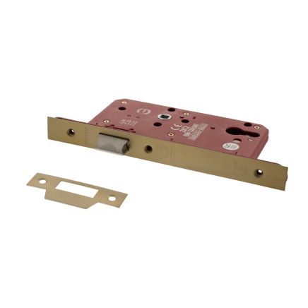 Atlantic DIN Latch 60mm backset - Satin Brass