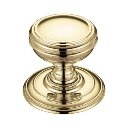 Zoo Hardware Mortice Knob - Concealed Fix - Polished Brass