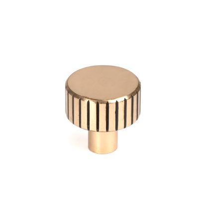 Polished Bronze Judd Cabinet Knob - 25mm (No rose)