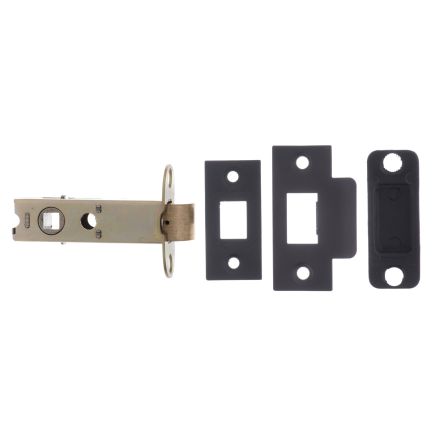 Atlantic Heavy Duty Bolt Through Tubular Latch 3" - Matt Black