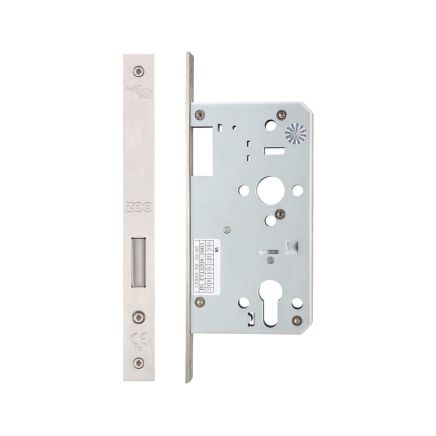 ZDL0060SS DIN Euro Deadlock - 60mm Backset - Square Forend
