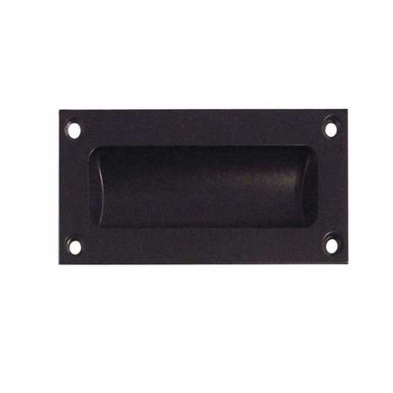 Jedo 102mm Flush Pulls 102mm Black - By Frelan Hardware - JV428BBL