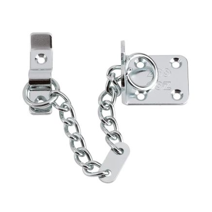 Zoo Hardware Heavy Duty Door Chain - 200mm Chain Length - Polished Chrome