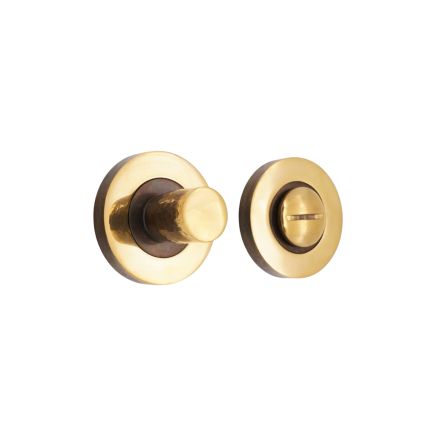 Hammered Knurlmond Thumb Turn & Release Aged Brass