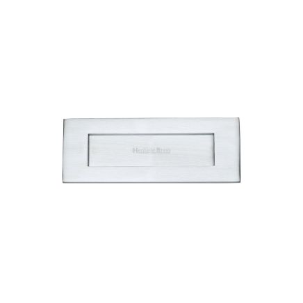 Heritage Brass Letterplate 8" x 3" Satin Chrome finish