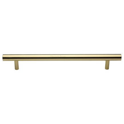 Heritage Brass Door Pull Handle Bar Design 457mm Polished Brass Finish
