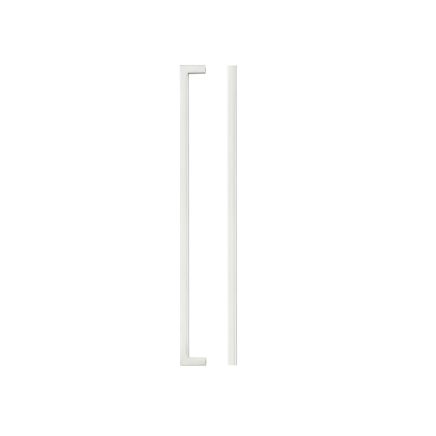 Zoo Hardware Square Block Cabinet handle 320mm CTC Brushed Nickel Finish