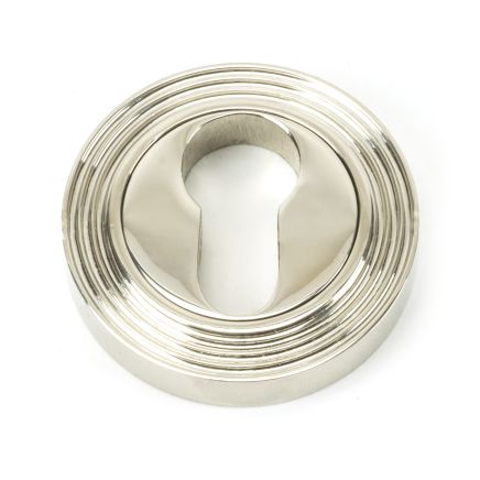 Polished Nickel Round Euro Escutcheon (Beehive)