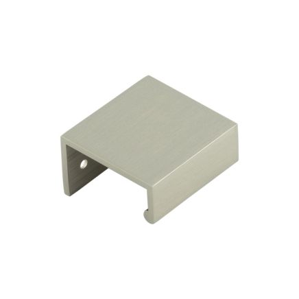Burlington 50mm Satin Nickel Angled Edge Pull - By Frelan Hardware - BUR910SN