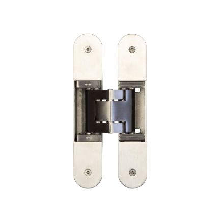 Ghost 160mm 3D Concealed Hinge Satin Stainless Steel - By Frelan Hardware - CH100SS