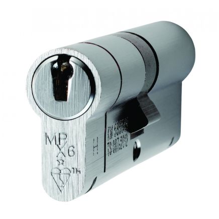 Mpx6 Euro Double Cylinder 70mm Ktd - Satin Chrome