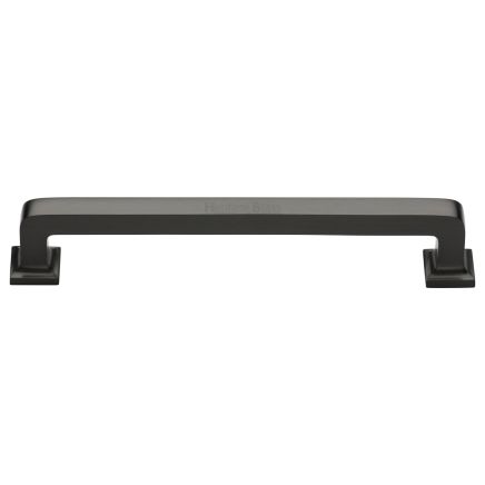 Heritage Brass Cabinet Pull Square Vintage Design 254mm CTC Matt Bronze Finish