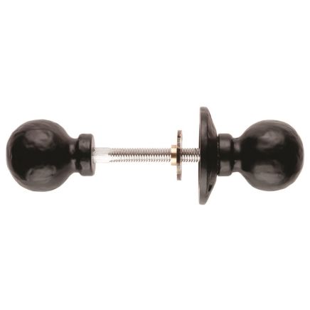 Ball Rim Knob Furniture - Black Antique