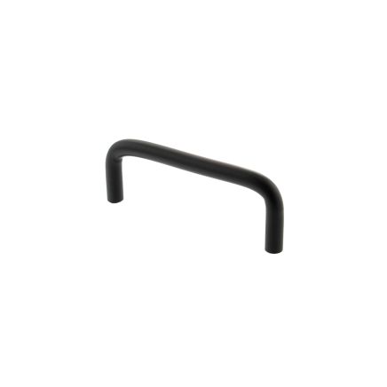 Atlantic D Cabinet Pull Handle 100mm x 10mm - Matt Black