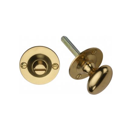 Heritage Brass Oval turn with release Polished Brass finish