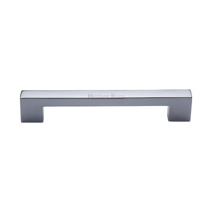 Heritage Brass Cabinet Pull Metro Design 160mm CTC Polished Chrome Finish