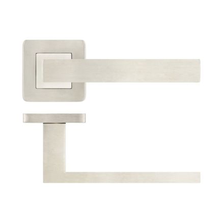 Sirius Door Handle on Rose Grade 304 Satin Stainless Steel - By Frelan Hardware - JSS280