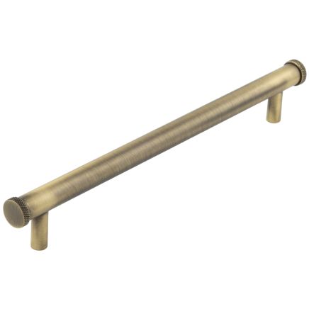 Hoxton Wenlock Cabinet Handles 224mm Ctrs Antique Brass - By Frelan Hardware - HOX160AB
