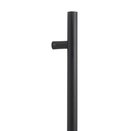 Matt Black SS (316) 0.6m T Bar Handle Secret Fix 32mm Ø
