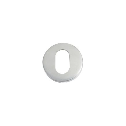 Zoo Hardware Oval Profile Escutcheon - 52mm Dia - Grade 201 - Stainless Steel