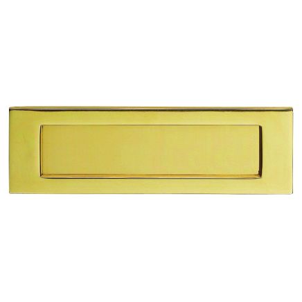 Plain Letter Plate - Polished Brass