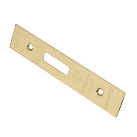 Easi T Forend Strike & Fixing Pack To Suit Euro Profile Bs Cylinder Deadlock-Pvd-Square Forend - PVD