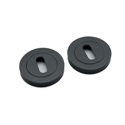 Oval Standard Escutcheon Gunmetal Grey