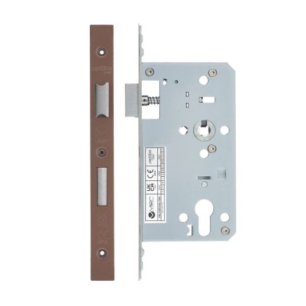 Zoo Hardware 2 Piece - DIN euro sashlock - 72mm c/c - backset 60mm - Bronze