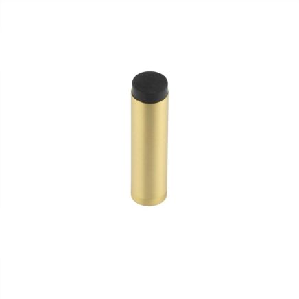 Burlington Plain Wall Mounted Door Stops No Rose Satin Brass - By Frelan Hardware - BUR970SB