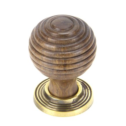 Rosewood and AB Beehive Cabinet Knob 35mm