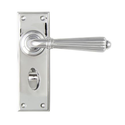 Polished Chrome Hinton Lever Bathroom Set