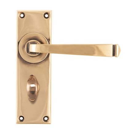 Polished Bronze Avon Lever Bathroom Set