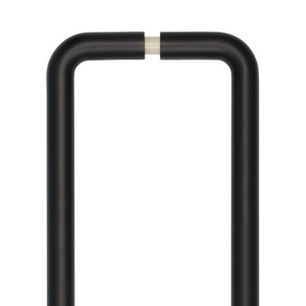 CRES 425mm Back to Back Black D Shape Pull Handle - By Frelan Hardware - CRES3002MBB2B